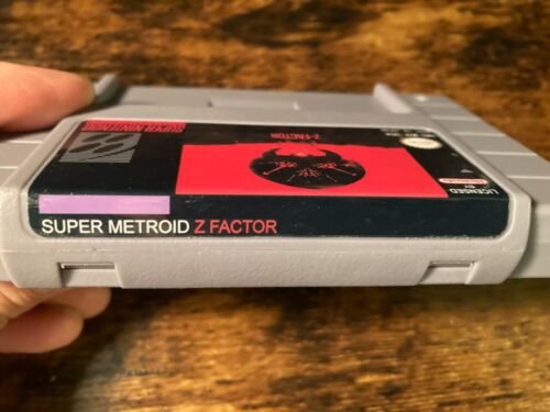 Super Metroid Z Factor SNES 16-Bit Rom Game Cart USA NTSC English - Picture 3 of 4