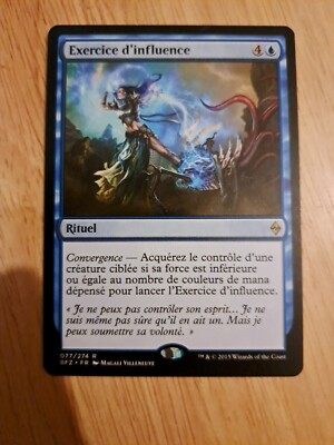MTG - Exert Influence - Battle for Zendikar - NM - French Edition