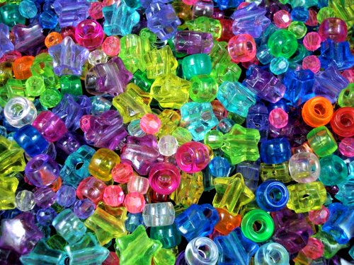Candy Colors 9x6mm Pony Beads 500pc Made In USA For School Kids VBS - Foto 10