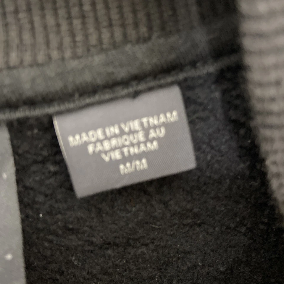 A/E Armani Exchange Hombres M Cable Tejido Suéter Cremallera Chaqueta Azul Negro Mezcla de Lana Foto 4 de 4