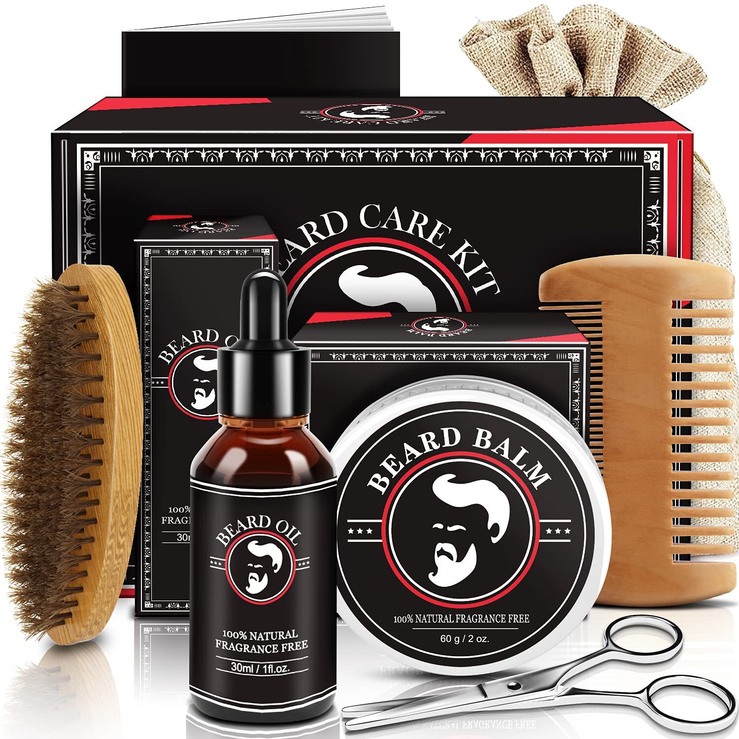 ABUDICS Christmas Gifts for Men Dad, Mens Stocking Stuffers, Beard Kit,...