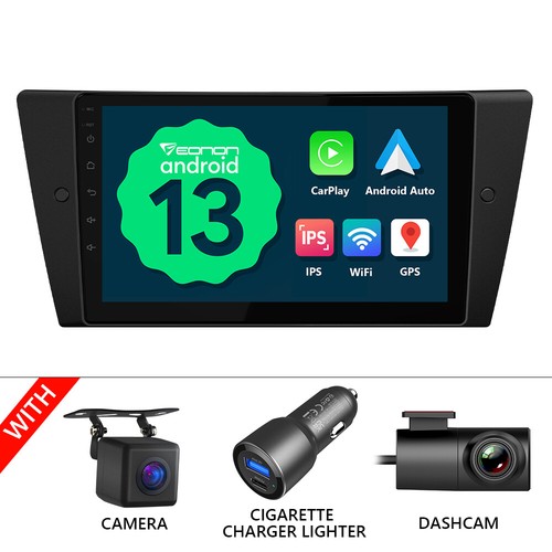 For BMW E90 E91 E92 E93 316d 2009-2011 9"Android 13 GPS Car Stereo Radio CarPlay - Picture 23 of 31