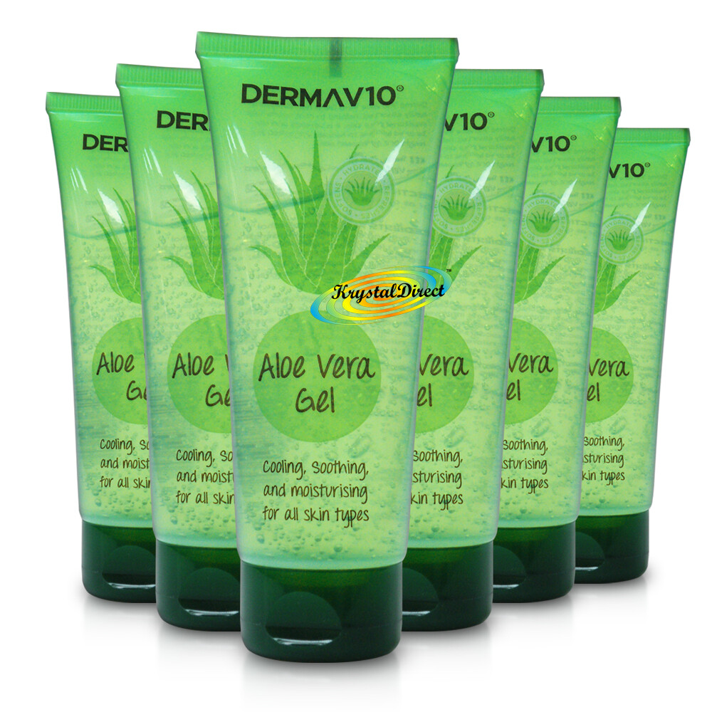 Derma V10 Aloe Vera Gel Cooling Soothing & Moisturising 100Ml - Image 4