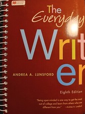 The Everyday Writer Spiral Andrea Lunsford