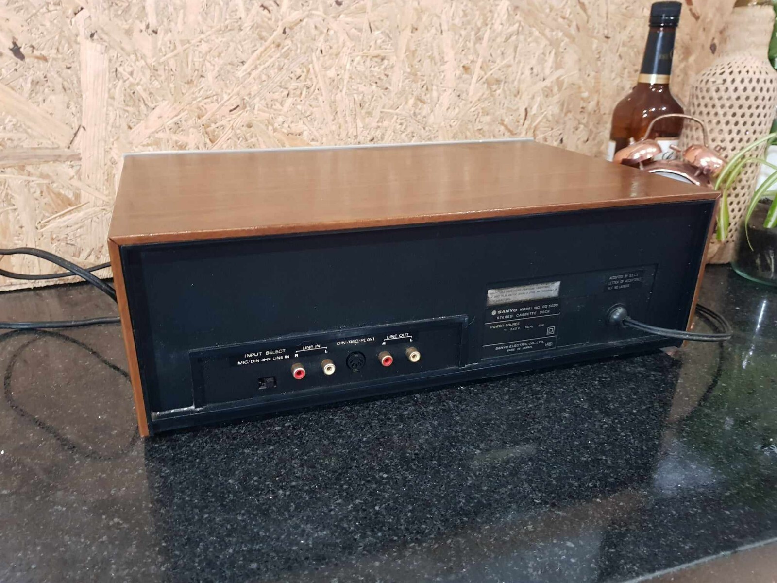 Sanyo RD5030 Stereo Cassette Deck Tape Player HIFI Dolby Analog