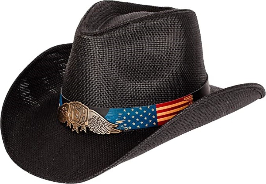 Sombrero de vaquero Outback para hombre, estilo de mujer, lona de fieltro paja