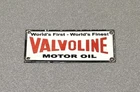 VINTAGE VALVOLINE MOTOR DEALERSHIP PORCELAIN SIGN CAR GAS AUTO OIL