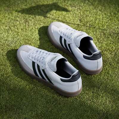 Size 12 - adidas Samba Spikeless Golf White Black Gum for sale