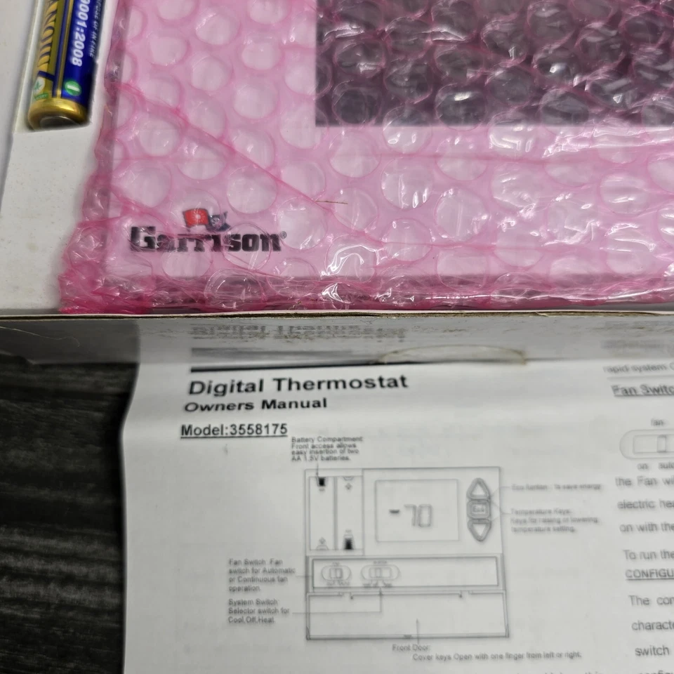Termostato digital Garrison 3558175, 1 calor y 1 frío Foto 2 de 4