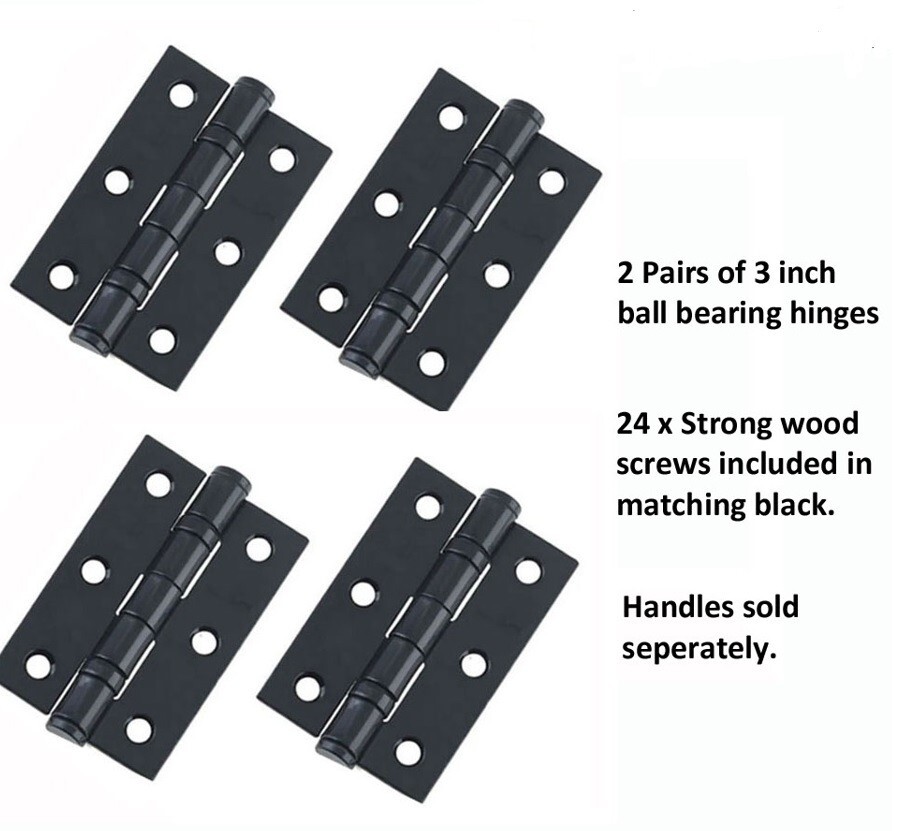 Matt black twirl lever on rose Interior door handles, Latches, Hinges