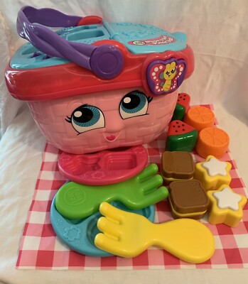 LeapFrog Shapes and Sharing Picnic Basket, Multicolor Role Play