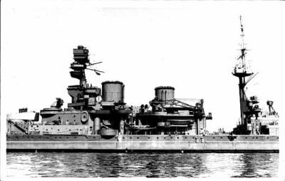 British Royal Navy Battleship HMS Repulse SHIPPING NAVAL OLD PHOTO
