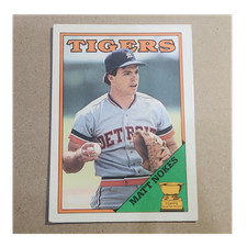 Topps 1988 Matt Nokes #645 Detroit Tigers All-Star Rookie Baseball Card. rookie card picture