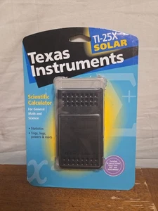 Texas Instruments TI-25X Calculatrice scientifique solaire 1997 Nouveau millésime scellé