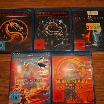 Mortal Kombat 1+2 remake +legend scorpion und gage  KULT FSK 18