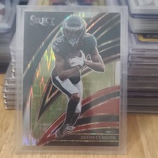 2025 Panini Select Club Level DeVonta Smith #290 Eagles NFL Prizm Football