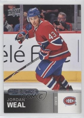 2019-20 Upper Deck Overtime Jordan Weal #127 e9p