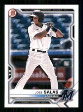 2021 Bowman Draft #BD-169 Jose Salas Miami Marlins 63119
