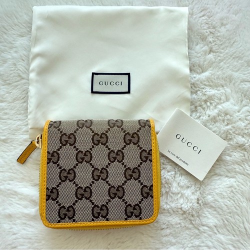 ¡¡¡NUEVO CON ETIQUETAS!!! Gucci Cartera Unisex con Cremallera Auténtica - Imagen 2 de 11
