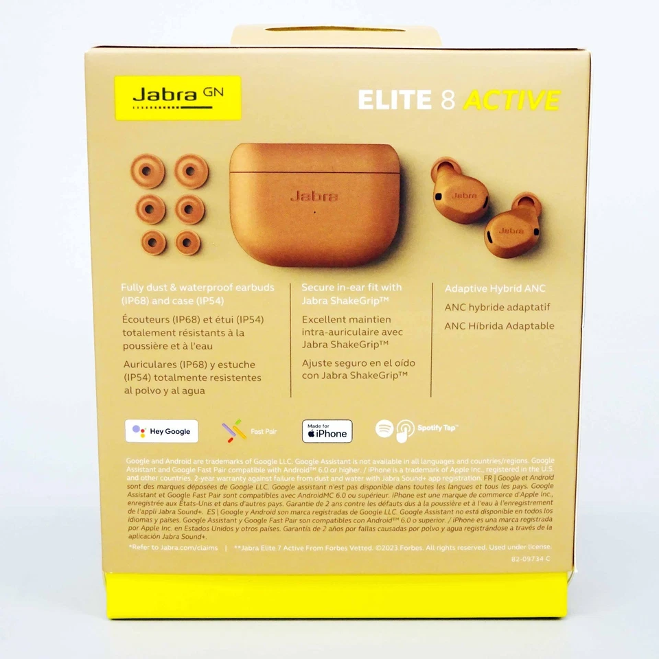 Jabra Elite 8 Active True Wireless Earbuds Noise-cancelling Caramel Japan NEW - Image 2 of 4