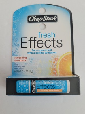 Chapstick Fresh Effects Refreshing Mandarin New In Box Single 0.15 Ounce Lip Bal