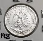 Photo of a 1935 Mexico 20 Centavos Silver from an eBay listing that sold on Jul 5, 2026