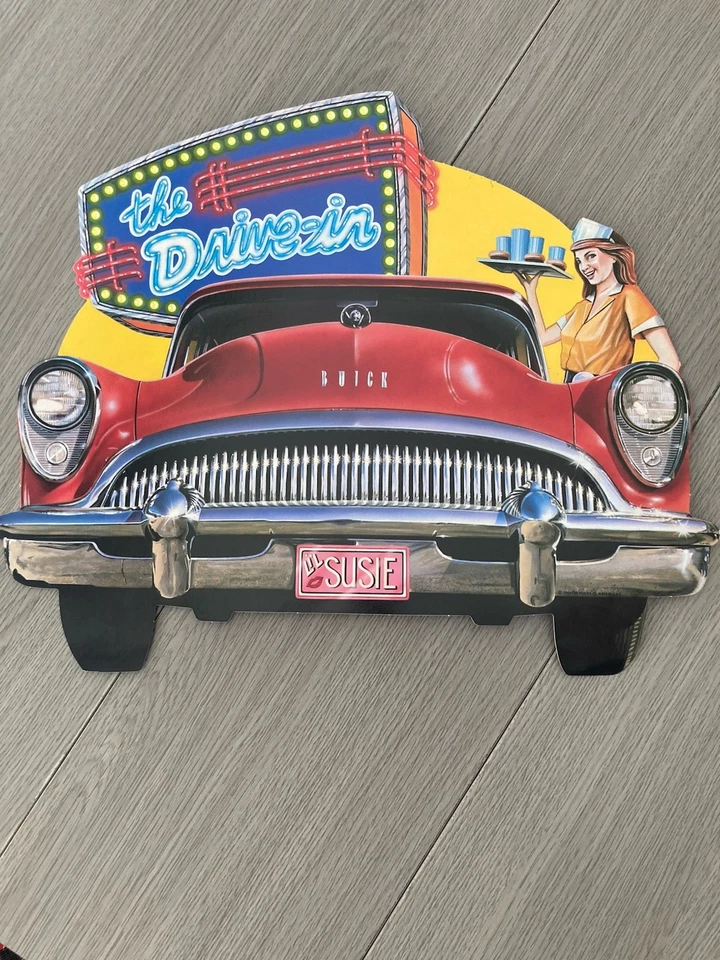 Lote De 4 Decoraciones De Fiesta De Papel Beistle 'Fabuloso Años 50' 1988 Foto 3 de 4