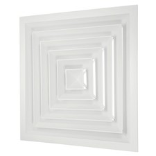 15 X 15 Aluminum Square Ceiling Diffuser White18 X 18 Ducting Opening Size