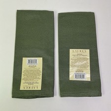 Lauren Ralph Lauren Harrison Basket Weave Cloth Dinner Napkin Set Sage 20x20
