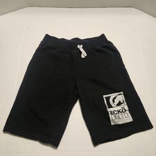 Vintage Y2k Ecko Unltd Shorts Youth Medium 10/12 Black RN 119132