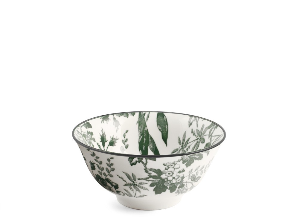 H&H 6 Margaret Green Decorated Cups 16 Cm