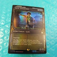 Synth Infiltrator Showcase Foil - PIP 0330 - NM - MTG Magic