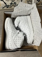 Fila All White Vulc 13 Big Kids Size 6.5 New With Damaged Box