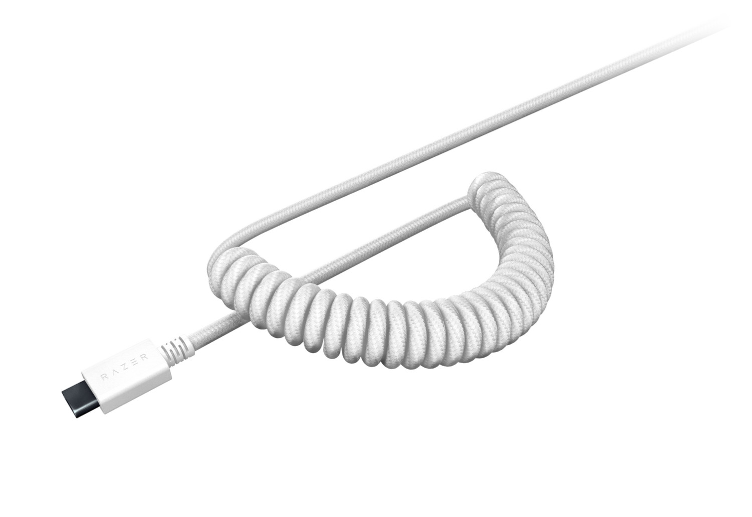 Razer PBT Keycap + Coiled Cable Upgrade Set - Mercury White — фото 3