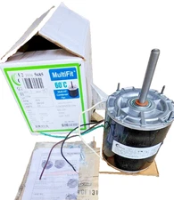 Century 9723 Condenser Fan Motor 1075 RPM, 1/4, 1/5, 1/6 HP, 208-230Vac Frame 42