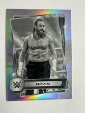 2025 Topps Chrome WWE #103 Sami Zayn Sepia Refractor 