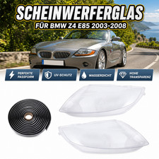 F�r BMW Z4 E85 transparente Frontscheinwerferabdeckung mit Dichtschlauch 4m