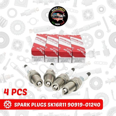 #ad 4PCS Iridium Spark Plugs 90919 01240 3324 SK16R11 $17.09