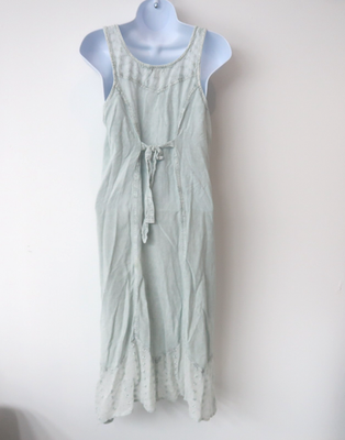 Cute Options Boho Fairy Midi Dress Medium Green Asymmetrical Festival  Ethereal | eBay