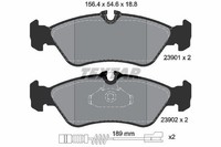 Textar Bremsbelagsatz, Scheibenbremse 2390101 FüR MERCEDES-BENZ Puch Vw