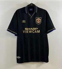 Manchester United Prototype Away Football Shirt 1993/95 Adults XL Umbro A226