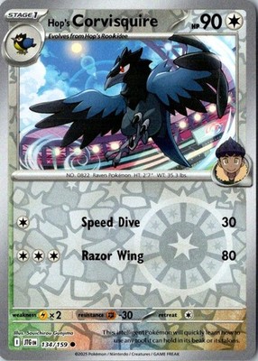 Hop's Corvisquire Common SV09: Journey Together 134/159 NM