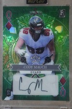 2023 Wild Card 5 Cody Mauch Auto Autograph Green Rainbow /3 #SD-CMA DZ874