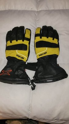 Ski-Doo X-Team Snowmobile Gloves Black 3XL Excellent Condition Worn a 2-3 times