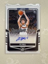 2024-25 Panini Donruss Optic PJ Hall Signature Series Rookie #SS-PJH Auto RC