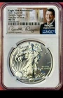 2021 Type-1 1oz Silver Eagle NGC Graded MS70 President Ronald Reagan Label!