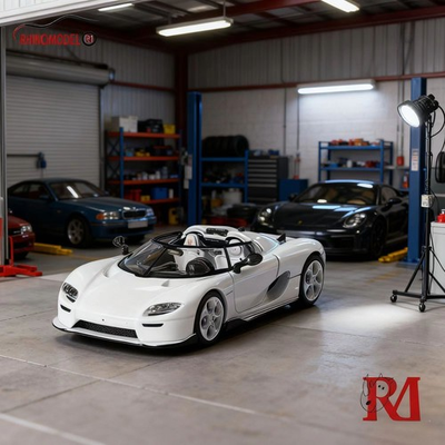 #ad #ad Rhino Model Koenigsegg CC850 Super White 1:64 Scale Diorama Diecast Model Car $34.77