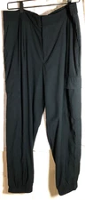 Women's High-Rise Ankle Jogger Pants - a New Day Size 14 Black Stretchy A26