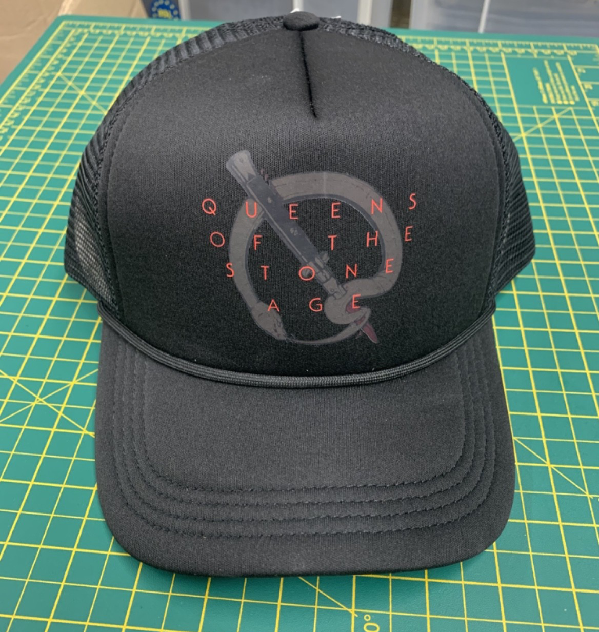 Queens Of The Stone Age Black Mesh Back Baseball Cap Officially Licensed