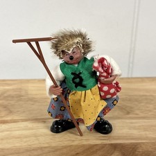 VINTAGE Original PETER STEIFF Hedgehog Mecki Doll Made In Austria 1950  s 1960  s